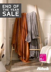 Handtücher Angebote im Prospekt "END OF THE YEAR SALE" von Kibek auf Seite 12