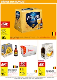 Prix et réduction Bière Belge dans le prospectus Carrefour en cours Offre Bière Belge dans le catalogue Carrefour du moment à la page 62