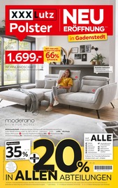 Wohnlandschaft im XXXLutz Prospekt in Salzgitter Aktueller XXXLutz Prospekt mit Wohnlandschaft, "Polster", Seite 1