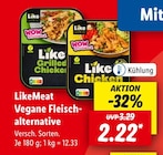 Vegane Fleischalternative von LikeMeat im aktuellen Lidl Prospekt für 2,22 €