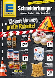 EDEKA Prospekt für Ebern: "Kleiner Umweg, große Rabatte!", 2 Seiten, 03.02.2025 - 08.02.2025