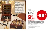 Coffret Échecs & Vin en promo chez Super U Coffret Échecs & Vin dans le catalogue Super U