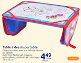 Promo Table à dessin portable à 4,49 € dans le catalogue Action à Saint-Junien