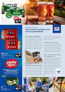 Bier im Konsum Prospekt "Preisparade" mit 12 Seiten (Dresden)