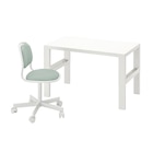 Schreibtisch und Stuhl weiß/hellgrün Angebote von PÅHL/ÖRFJÄLL bei IKEA Würzburg für 118,99 €