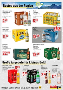 Cola im Trinkgut Prospekt "Neufahrns größter Getränkemarkt!" mit 4 Seiten (Freising)