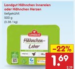 Hähnchen Innereien oder Hähnchen Herzen Angebote von Landgut bei Netto Marken-Discount Bremerhaven für 1,69 €