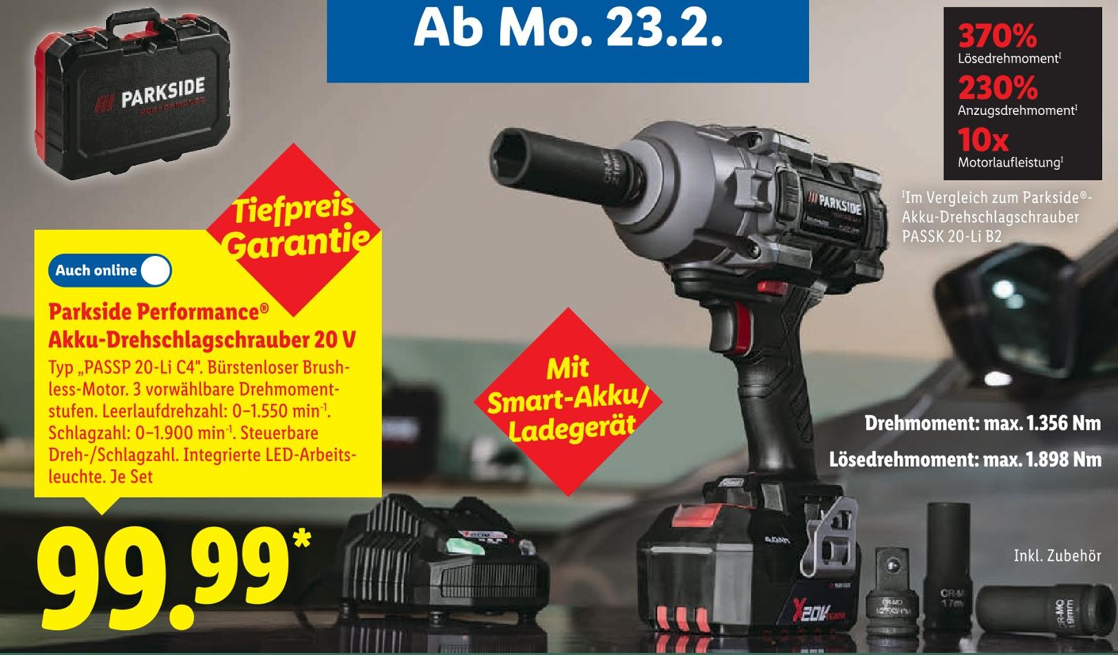 Performance Akku-Drehschlagschrauber 20 V