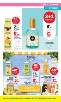 Promotion Parfumerie dans le prospectus Hyper U, valable du 01/09/2026 au 13/09/2026 Promo Parfumerie dans le catalogue Hyper U du moment à la page 13