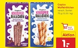 Knusper Röllchen Schokolade Angebote von Capico bei Netto Marken-Discount Hof für 1,00 €