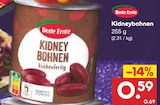 Kidneybohnen Angebote von Beste Ernte bei Netto Marken-Discount Karlsruhe für 0,59 €