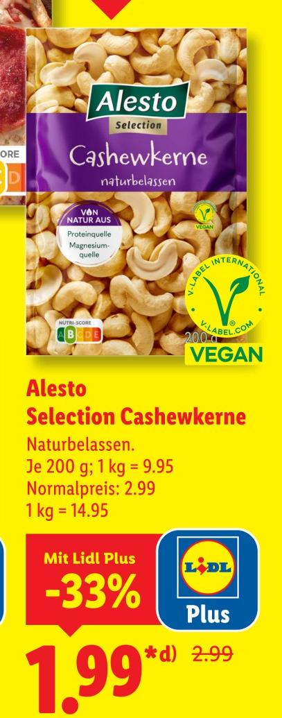 Selection Cashewkerne