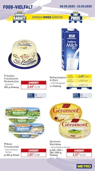 Käse Angebot im aktuellen METRO Prospekt auf Seite 9
