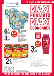 Catalogue E.Leclerc à L'Isle-Adam cette semaine, valable du 25/08/2026 au 05/09/2026 Prospectus E.Leclerc à L'Isle-Adam, "MAXI FORMATS MAXI ÉCONOMIES", 40 pages de promos valables du 25/08/2026 au 05/09/2026
