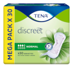 Serviettes  Discreet "Mega Pack" - TENA dans le catalogue Carrefour