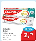 Total Zahnpasta Gesunde Frische bei budni im Dollern Prospekt für 2,79 €