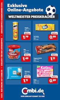 Chips im aktuellen combi Prospekt (Bremen) Chips im combi Prospekt "Markt - Angebote" mit 38 Seiten (Bremen)