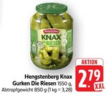 Knax Gurken Die Riesen Angebote von Hengstenberg bei E center Freiburg für 2,79 €