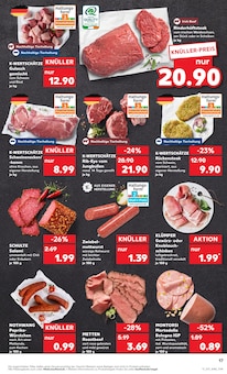 Roastbeef im Kaufland Prospekt "Aktuelle Angebote" mit 50 Seiten (Hannover)