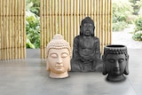 Buddha-Kopf ca. B 30 x H 47 x T 29 cm im aktuellen Thomas Philipps Prospekt