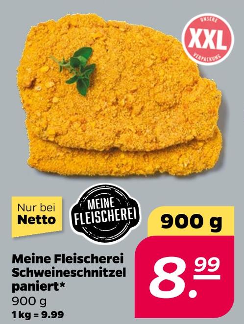 Schweineschnitzel paniert