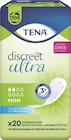 Discreet Hygiene-Einlagen im Rossmann Prospekt Discreet Hygiene-Einlagen von Tena im aktuellen Rossmann Prospekt für 2,67 €