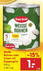 Weiße Bohnen oder Linsen mit Suppengrün im Angebot bei Netto Marken-Discount in Hannover Weiße Bohnen oder Linsen mit Suppengrün Angebote von Beste Ernte bei Netto Marken-Discount Hannover für 1,00 €