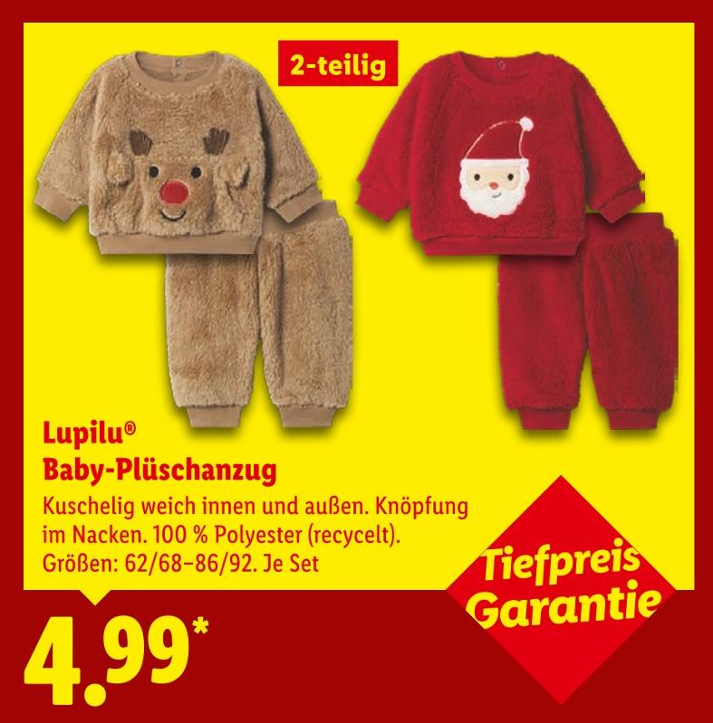 Baby-Plüschanzug
