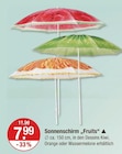 Sonnenschirm "Fruits" im V-Markt Prospekt Sonnenschirm "Fruits" von im aktuellen V-Markt Prospekt für 7,99 €