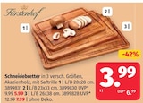Schneidebrett im Segmüller Prospekt Schneidebrett von Fürstenhof im aktuellen Segmüller Prospekt für 3,99 €