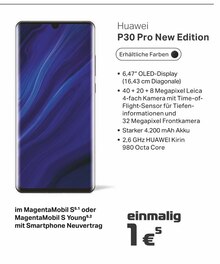 BSB mobilfunk Rostock - P30 Pro New Edition P30 Pro New Edition Angebot bei BSB mobilfunk Rostock im Prospekt "Wir sind für Sie da!"