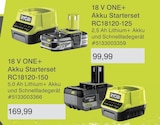 18 V ONE+ Akku Starterset RC18120-125 von Ryobi im aktuellen Werkmarkt Andre Neilling Prospekt