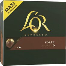 Café capsules espresso forza - Géant Casino à Paris Café capsules espresso forza en promo chez Géant Casino Paris à 3,22 €