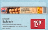 Backpapier im ALDI Nord Prospekt Backpapier von OptiHome im aktuellen ALDI Nord Prospekt für 1,99 €