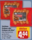Krakauer oder Krakauer mit Käse von Steinhaus für 4,44 € bei REWE im Angebot Krakauer oder Krakauer mit Käse von Steinhaus im aktuellen REWE Prospekt
