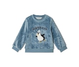 Tchibo im Supermarkt - Kinder-Plüsch-Sweatshirt, blau Angebot im Prospekt Kinder-Plüsch-Sweatshirt, blau bei Tchibo im Supermarkt im Prospekt "" für 10,00 €