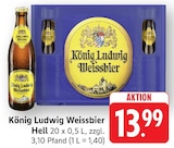 EDEKA Lahr - Weissbier Hell Angebot im Prospekt Weissbier Hell bei EDEKA im Lahr Prospekt für 13,99 €