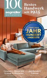 Aktueller Segmüller Möbel & Einrichtung Prospekt in Ilvesheim und Umgebung, "SENSATIONELLE JAHRHUNDERT ANGEBOTE" mit 30 Seiten, 24.05.2025 - 31.08.2025
