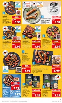 Bratwurst im Kaufland Prospekt "RICHTIG GÜNSTIG GRILLEN" mit 8 Seiten (Darmstadt)