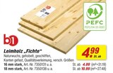 Leimholz "Fichte" im Angebot bei toom Baumarkt in Neubrandenburg Leimholz "Fichte" Angebote von b1 bei toom Baumarkt Neubrandenburg für 4,99 €