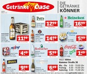 Aktueller Getränke Oase Prospekt mit Bier, "Aktuelle Angebote", Seite 1