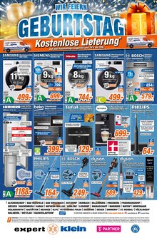 Waschmaschine im expert Prospekt "Top Angebote" mit 4 Seiten (Aschaffenburg)