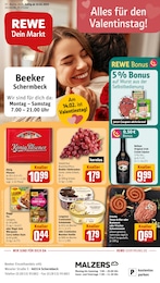 Aktueller REWE Prospekt, "Dein Markt", mit Angeboten der Woche, gültig von 10.02.2025 bis 10.02.2025