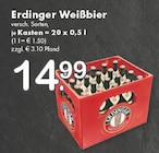 Weißbier im Angebot bei TOP Getränke in Kaarst Weißbier Angebote von Erdinger bei TOP Getränke Kaarst für 14,99 €