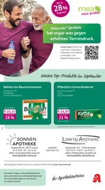 Aktueller mea - meine apotheke Apotheken Prospekt in Lonsee und Umgebung, "Unsere September-Angebote" mit 4 Seiten, 01.09.2025 - 30.09.2025