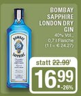 London Dry Gin im Angebot bei EDEKA in Haltern am See London Dry Gin Angebote von Bombay Sapphire bei EDEKA Haltern am See für 16,99 €