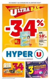 Prospectus Hyper U à Mende "LA QUINZAINE DES PRIX ULTRA BAS", 64 pages, 07/01/2025 - 19/01/2025