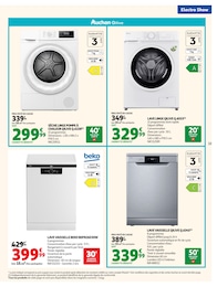 Prix et réduction Lave-Vaisselle dans le prospectus Auchan Hypermarché en cours Offre Lave-Vaisselle dans le catalogue Auchan Hypermarché du moment à la page 13