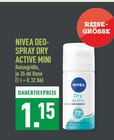Deo-Spray Dry Active Mini Angebote von Nivea bei Marktkauf Arnsberg für 1,15 €