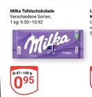 Tafelschokolade im Angebot bei GLOBUS in Rostock Tafelschokolade Angebote von Milka bei GLOBUS Rostock für 0,95 €